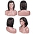 tanie Peruki koronkowe przednie z ludzkich włosów-Ludzki włos koronki przodu 13x4 peruki bob 150%/180% gęstości brazylijski ludzki włos krótki bob peruki proste włosy naturalny kolor 8-16 cal