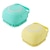 cheap Bathing &amp; Personal Care-2pcs Pet Dog Cat Grooming Bath Brush Massage Brush With Soap And Shampoo Soft Silicone Glove Dogs Cats Paw Clean Bath Tools COLOR RANDOM