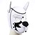 abordables Disfraces-Máscara facial completa Capucha de cachorro de perro Casco blanco Boca extraíble Disfraz de cosplay Accesorios de fiesta (Blanco)