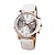 abordables Montres à Quartz-Genève Femme Montres à quartz Extérieur Décontractée Montre Bracelet Analogique IMPERMÉABLE Bracelet en cuir Suivre