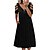 cheap Plain Dresses-Casual Dress Black White Red Summer Spring 2023 S M L