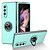 halpa Samsung-kotelot-puhelin Etui Käyttötarkoitus Samsung Galaxy Z-taitto 7 Z Taita 6 Z Fold 5 Z Fold 4 Z Fold 3 Suojakuori Voltti Sormuksen pidike Pölynkestävä Yhtenäinen TPU