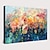 levne Květinové či botanické obrazy-nástěnné obrazy na plátně malba umělecká díla obrázek abstraktní nůž malba květina krajina domácí dekorace výzdoba srolované plátno bez rámu nezarámované nenatažené