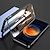 Недорогие Кейсы для iPhone-телефон Кейс для Назначение Apple Магнитный адсорбционный футляр iPhone 14 Pro Max 13 12 11 Pro Max Mini X XR XS 8 7 Plus Полная защита тела Защита от пыли Двусторонний Прозрачный Однотонный