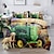 olcso Digitális nyomtatási ágynemű-3D mezőgazdasági traktor paplanhuzat ágyneműgarnitúra paplanhuzat 1 paplanhuzattal vagy huzattal, 1 lepedővel, 2 párnahuzattal kétágyas/queen/king (1 párnahuzat kétágyas/egyágyas)