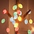 billige LED-stringlys-påskeegg lysstreng lys led fe lys 1,5m 10leds sprukket egg krans lys batteridrevet jule familiefest ferie dekorasjon