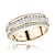 ieftine Inele-inel ușor pentru femei, moda de lux, aur de 14k, diamant cu trei scurgeri, simplu