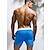 abordables maillot de bain boxer homme-Homme Short de bain Short de Bain Natation Short de bain Maillot de bain Cordon Doublure en maille Avec poches Natation Surf Plage Sports nautiques Couleur Pleine Eté