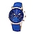 זול שעוני קוורץ-ז&#039;נבה נשים קווארץ חוץ שעונים יום יומיים שעון יד אנלוגי עמיד במים רצועת עור שעון