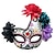levne Příslušenství-Mexická Maska Cukrová lebka Dospělé Pánské Dámské cosplay Viva Mexiko Den nezávislosti Mexika Den mrtvých Mardi Gras Jednoduché Halloweenské kostýmy