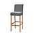 tanie Pokrowiec na krzesło do jadalni-elastyczny aksamitny pokrowiec na stołek barowy wysokość blatu narzuta na krzesło pubowe do jadalni kawiarnia antypoślizgowa z elastycznym dnem gruby miękki styl