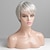 cheap Human Hair Capless Wigs-Human Hair Blend Wig Short Straight Pixie Cut Short Hairstyles 2020 Straight Short Side Part Machine Made Women&#039;s Natural Black #1B Medium Auburn#30 Strawberry Blonde / Light Blonde 8 inch