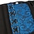 billige korsett-Rokoko Punk og gotisk Kostymer i middelalderstil Overbustkorsett Dameundertøy Bustier 14 plastbein Kostyme Dame Royal Bryllup Bryllupsgjest Voksne Korsett