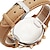 cheap Quartz Watches-Geneva Women Quartz Watch Outdoor Casual Wristwatch Analog Waterproof Leather Strap Watch