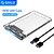 cheap Cables &amp; Adapters-ORICO 2.5 Inch Transparent HDD Case SATA to USB 3.0 Hard Drive Case External 2.5 Inch HDD Enclosure for HDD SSD Disk Case Box Support UASP