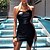 voordelige Damesjurken-Dames Schede jurk Mini-jurk Zwart Mouwloos Heldere kleur Blote rug Lente Zomer Strapless Stijlvol Sexy Modern 2022 S M L XL