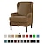 Χαμηλού Κόστους Κάλυμμα καρέκλας πτέρυγας-πτερύγιο κάλυμμα καρέκλας ελαστικό κάλυμμα καναπέ ελαστικό κάλυμμα καναπέ με κάλυμμα μαξιλαριού απλό συμπαγές χρώμα μαλακό ανθεκτικό