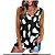 cheap Women&#039;s Clothing-cross-border hot style women&#039;s clothing  summer new  hot style spotted print v-neck top loose t-shirt vest