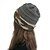 cheap Beanie Hat-Women&#039;s Hat Beanie / Slouchy Black Wine Dark Gray Outdoor Home Street Knitted Color Block Portable Windproof Comfort