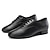 cheap Men&#039;s Dance Shoes-Men&#039;s Latin Shoes Ballroom Dance Shoes Practice Trainning Dance Shoes Line Dance Training Indoor Professional Professional Thick Heel Closed Toe Lace-up Adults&#039; Bright Black Black White