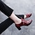 halpa Naisten oxford-kengät-Naisten Avokkaat Oxford-kengät Bullock kengät Juhlakengät Päivittäin Yhtenäinen väri Yhtenäinen Kesä Solmittavat Paksu korko Pyöreä kärkinen Vapaa-aika minimalismi Mikrokuitu Nauhat Viini Musta