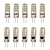 저렴한 LED 바이핀 라이트-10pcs 20pcs g4 1w led bi-pin 조명 120 lm 24 led 구슬 12v 3014smd 10w 20w 할로겐 전구 동등한 따뜻한 흰색 차가운 흰색 rohs