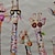 رخيصةأون رسومات حيوانات-حضانة النفط اللوحة اليدوية رسمت باليد جدار الفن الكرتون الملونة الزرافة الحيوان ديكور المنزل توالت قماش no إطار غير متمدد