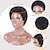 baratos Perucas capless de cabelo natural-100% cabelo humano curto preto afro crespo encaracolado perucas para mulheres 130% cor natural cabelo completo feito à máquina cabelo humano perucas sem tampa nenhuma perucas de renda 4 polegadas