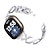 voordelige Horlogebandjes voor Fitbit-1 pcs Slimme horlogeband voor Fitbit Versa 3 / Sense fitbit sense / Versa 3 Roestvrij staal Smartwatch Band Bling Diamant Zakelijke band Diamant Vervanging Polsbandje