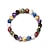 cheap Men&#039;s Trendy Jewelry-hot selling  natural volcanic stone colorful seven chakra bracelet agate stone beads bracelet