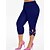 cheap Exercise, Fitness &amp; Yoga Clothing-Women&#039;s Yoga Pants High Waist Capri Leggings Bottoms Cut Out Tummy Control Butt Lift Quick Dry White Black Purple Yoga Fitness Gym Workout Sports Activewear Slim Stretchy / Athletic / Athleisure