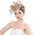 cheap Fascinators-Fascinators Hats Headwear Organza Polyester / Polyamide Bucket Hat Saucer Hat Party / Evening Horse Race Ladies Day Melbourne Cup Vintage Style Elegant With Feather Appliques Headpiece Headwear