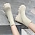 Χαμηλού Κόστους Μπότες πλατφόρμας-Γυναικεία Μπότες Δώρα Αγίου Βαλεντίνου Μπότες κάλτσες Μεγάλα Μεγέθη Πάρτι ΕΞΩΤΕΡΙΚΟΥ ΧΩΡΟΥ Καθημερινά Μονόχρωμο Μποτάκια μποτάκια Χειμώνας Πλατφόρμα Στρογγυλή Μύτη Αθλητικό Καθημερινό Περπάτημα Πλεκτό
