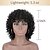 cheap Human Hair Capless Wigs-Human Hair Wig Short Deep Curly Asymmetrical Black Soft Party Women Capless Brazilian Hair Women&#039;s Natural Black #1B 12 inch Party / Evening Daily Daily Wear