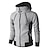 cheap Men&#039;s Jackets &amp; Coats-Men&#039;s Winter Jacket Winter Coat Outdoor Jacket Sports Outdoor Daily Wear Fall Winter Solid Color Regular off white Dark Gray Grey Jacket