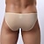 cheap Men&#039;s Exotic Underwear-Men&#039;s 3 Pack Sexy Panties Briefs Brief Underwear Low Waist Silk Nylon Solid Colored Black White