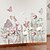 voordelige Decoratiestickers-vlinder bloemen &amp; planten muurstickers slaapkamer woonkamer verwijderbare voorgeplakte pvc woondecoratie muurtattoo 2 stuks;