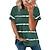 お買い得  ベーシック・レディーストップス-女性の春夏ラウンドカラー半袖Tシャツ