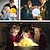 cheap Projector Lamp&amp;Laser Projector-3D Moon Lamp 16 Colors LED Night Light 3D Printing Moon Light with Wooden Stand &amp; Remote/Touch Control and USB Rechargeable Bedrooms Decorative Lamps for Friends Lover Christmas Birthday Gifts