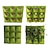 preiswerte Pflanztaschen-9 vertikale Taschen für den Garten, Pflanzbeutel zum Aufhängen, Pflanztöpfe, grün, schwarz, Pflanzgefäß, Gemüsegartenzubehör