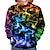 cheap Hoodies&amp;Sweatshirts-Kids Boys&#039; Hoodie &amp; Sweatshirt Long Sleeve Black 3D Print Color Block 3D Active Basic