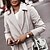 cheap Coats &amp; Trench Coats-Women&#039;s Coat Fall Winter Street Daily Going out Long Coat Warm Breathable Regular Fit Casual Jacket Long Sleeve Lace up Solid Color Khaki White Black / Work