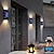 billige Udendørsvæglamper-2 stk solcelle væglampe udendørs dekoration havevæglampe ip65 vandtæt op og ned lysende udendørs havedekoration hegnslys