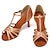 olcso Latin cipők-Női Latin cipő Tánccipők Teljesítmény Gyakorlat ChaCha Szatén Alap Professzionális minimalista stílusú Lágyabb talpbetét Lábujj nélküli Fém csat T-pánt Felnőttek Fekete Rózsaszín Barna