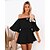 cheap Hoodies &amp; Sweatshirts-2021 spring and summer amazon european and american women&#039;s foreign trade stitching short-sleeved loose-fitting pure color chiffon jumpsuit