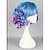cheap Costume Wigs-Kadiya Cosplay Wig Short Curly Colorful Lolita Zipper Cosplay  Party Hair Halloween Wig