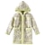 levne Svrchní oděvy-dětský dívčí kabát parka s dlouhým rukávem růžová světle zelená kostkovaný kožešinový límec podzim zima aktivní 4-12 let / jaro / roztomilý