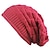 ieftine Beanies Damă-Pentru femei Pălărie Beanie / Slouchy Portabil Rezistent la Vânt Confort În aer liber Casă Stradă Tricotat Culoare pură