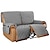 halpa Lepotuolit ja recliner-tuolit-2 istuttava liukumaton lepotuoli sohvan päällinen sopii nahkainen lepotuoli sohva vedenkestävä naarmuuntumaton sohvapäällinen kaksinkertaiseen lepotuoliin jaetun sohvan päällinen jokaiselle istuimelle