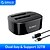 cheap Cables &amp; Adapters-ORICO Dual-bay Hard Drive Docking Station for 2.5/3.5 Inch HDD SSD SATA to USB 3.0 HDD Docking Station with 12V3A Power Adapter